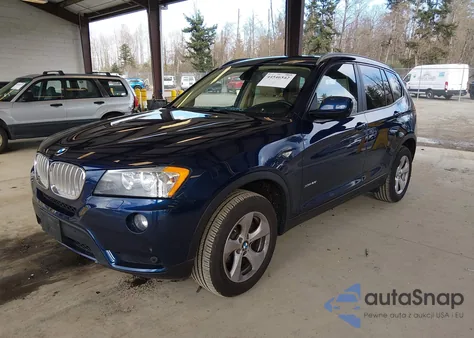 2011 BMW X3 xDrive28I z USA, uszkodzony, nr VIN 5UXWX5C55BL702227